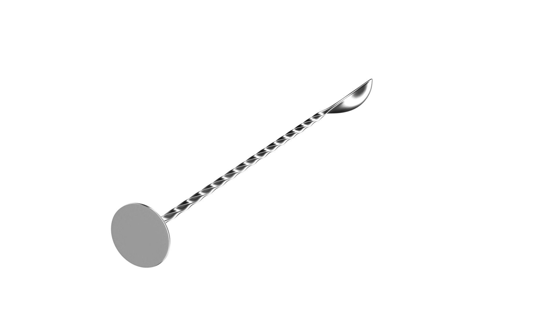 Mixing Spoon 3D model_3