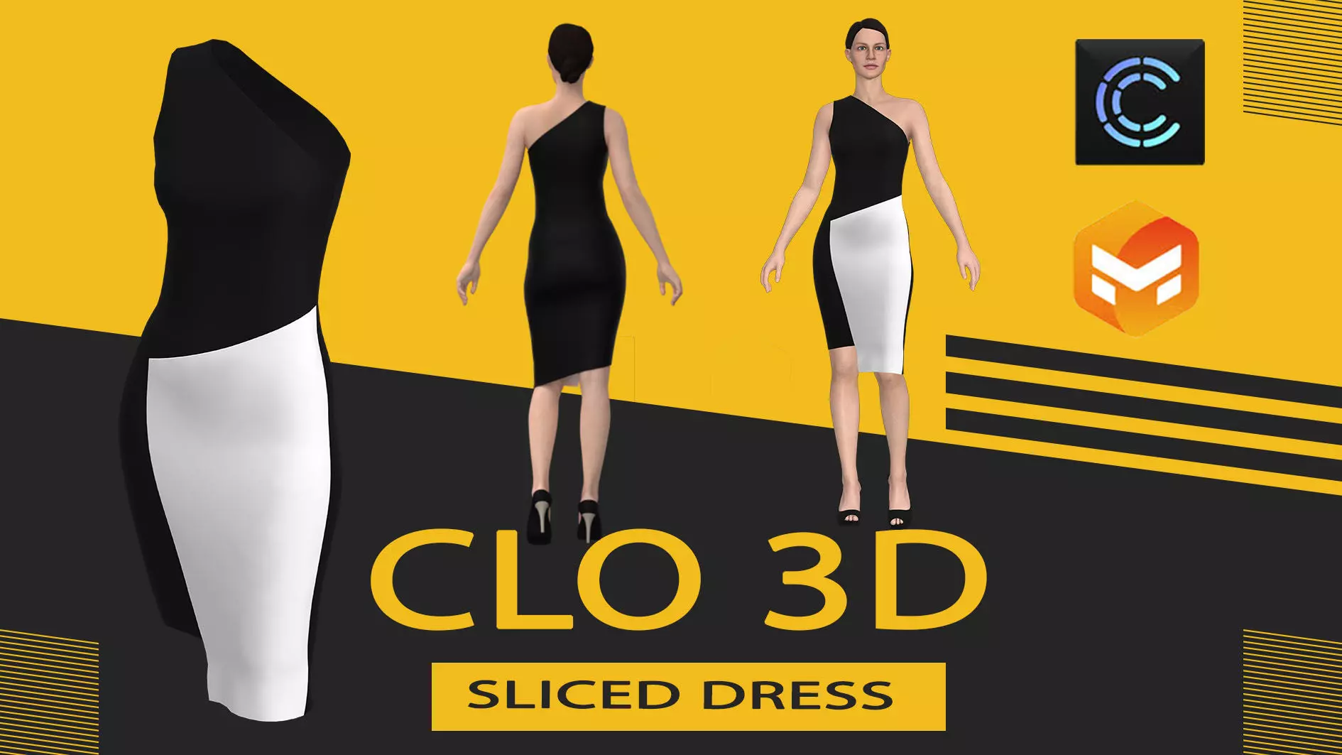 sliced dress Free low-poly 3D model