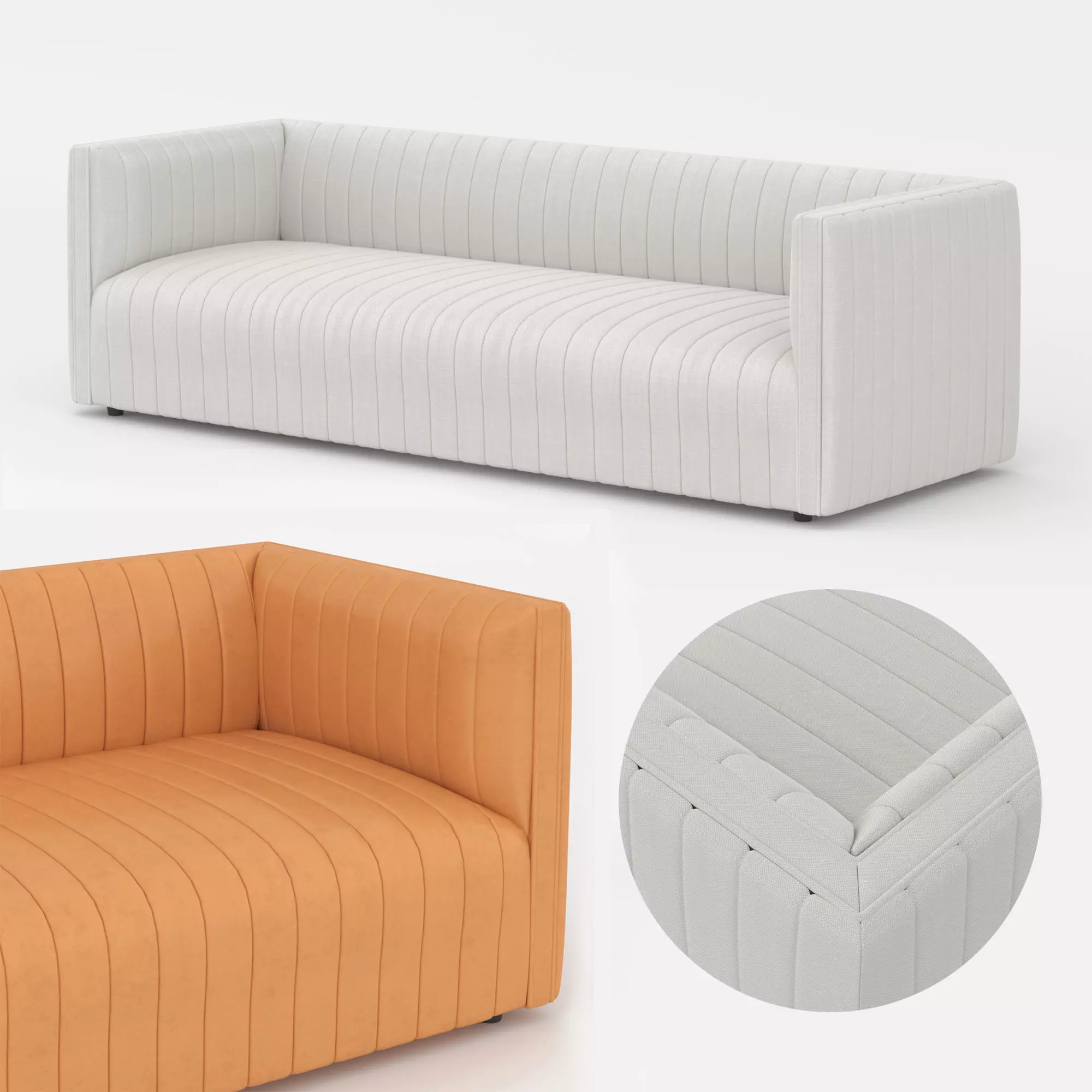 Augustine Sofa 3D model