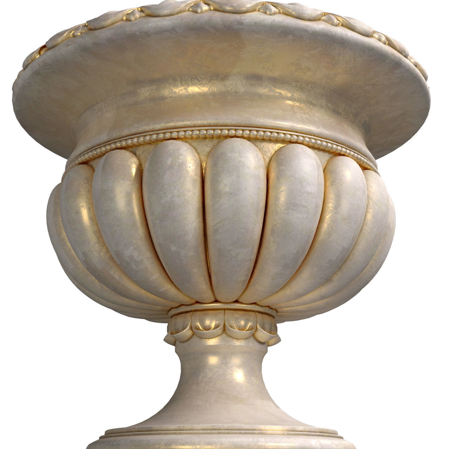 Classic outdoor  vase for decoration  3D model_1
