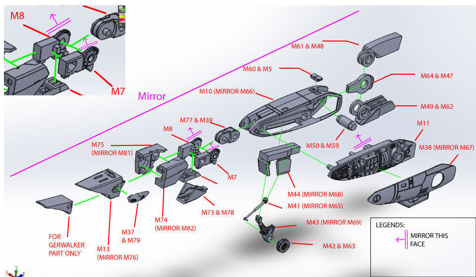 Macross Fighter Jet Atmospheric Booster Tank 3D print model_6
