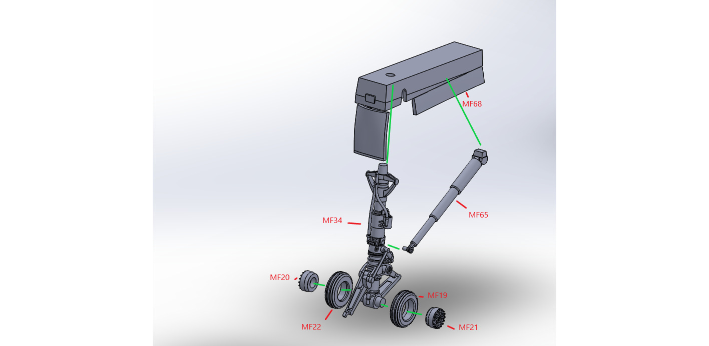 Macross Fighter Jet Atmospheric Booster Tank 3D print model_5