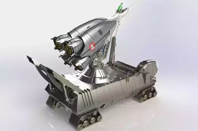 Macross Fighter Jet Atmospheric Booster Tank 3D print model