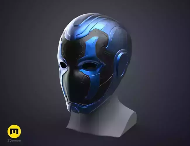 Blue Beetle Wearable Helmet 3D print model