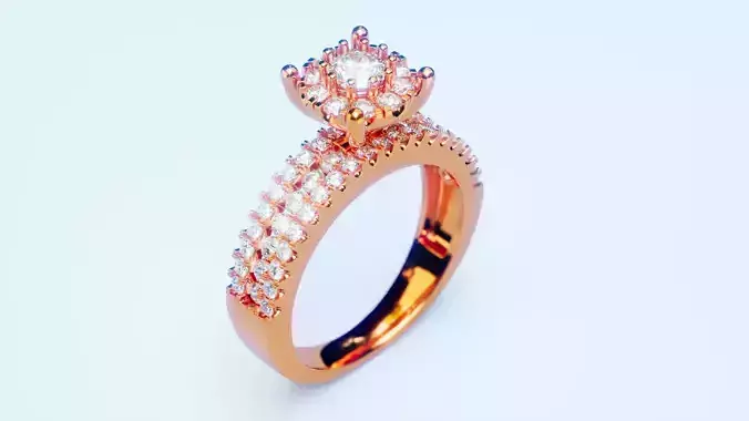 Engagement Ring 41 3D print model