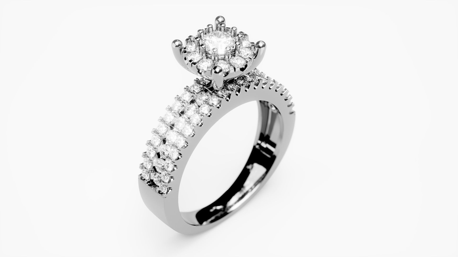 Engagement Ring 41 3D print model_1