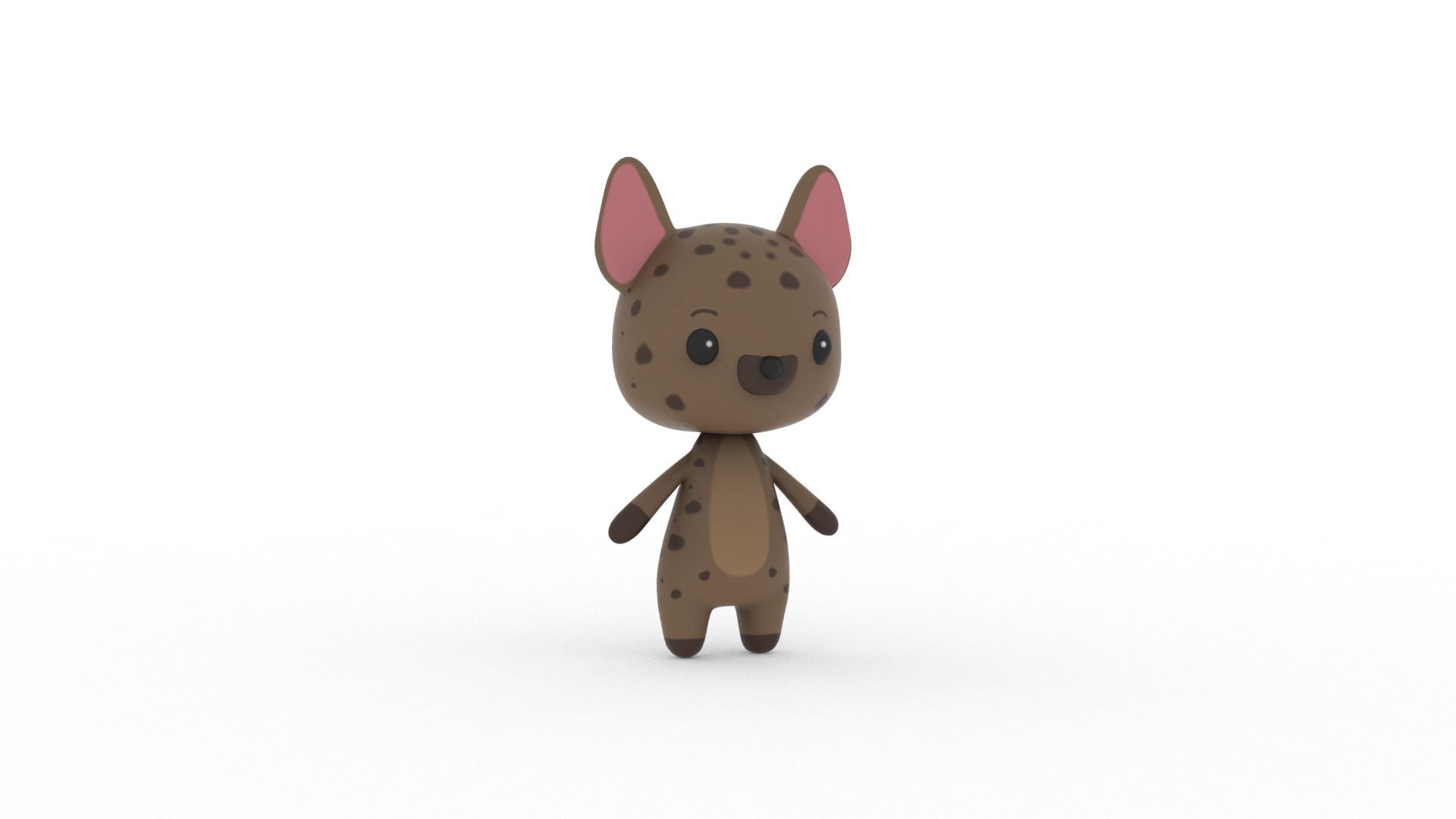 Cartoon Ratel v002 character 3D model_13