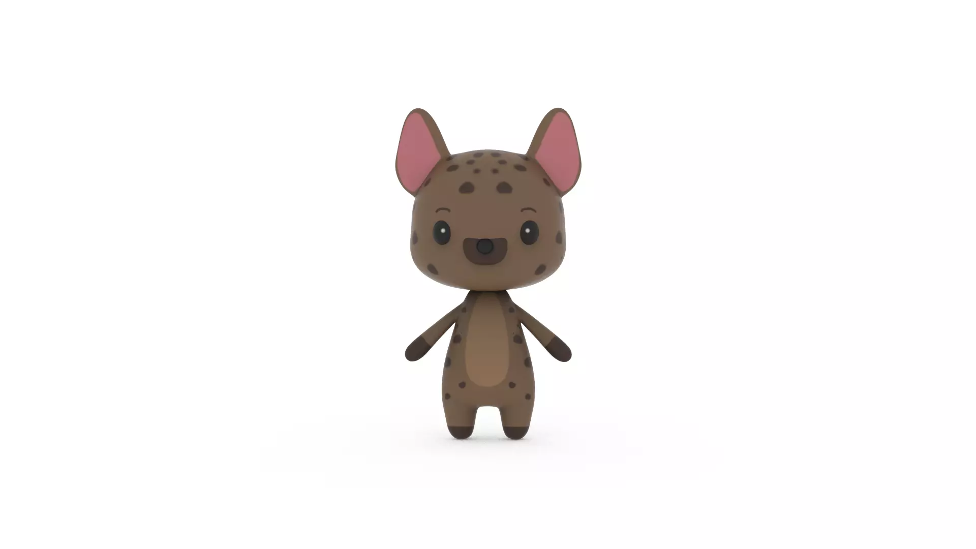 Cartoon Ratel v002 character 3D model_0