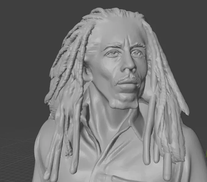 Bob Marley 3D print model_15