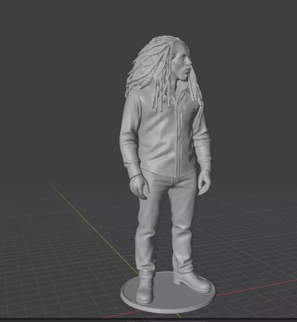 Bob Marley 3D print model_23