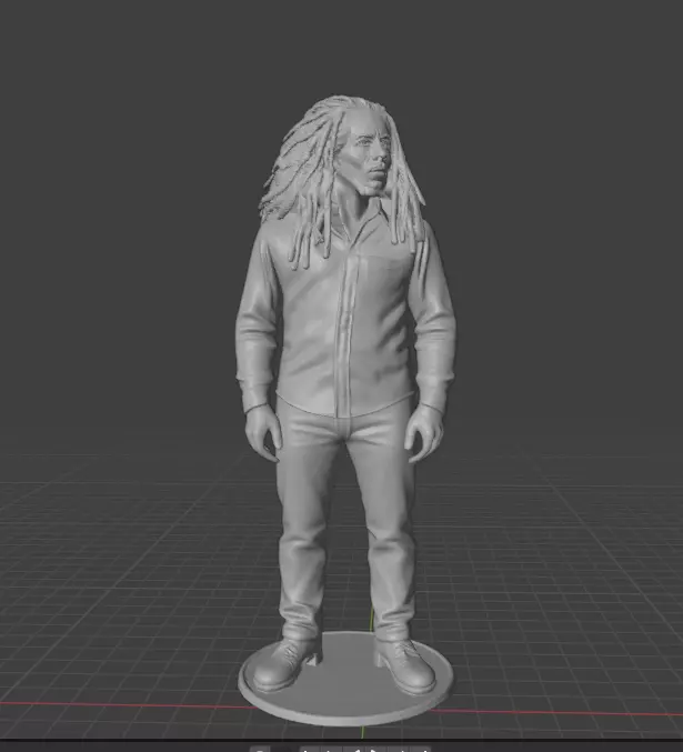 Bob Marley 3D print model_14