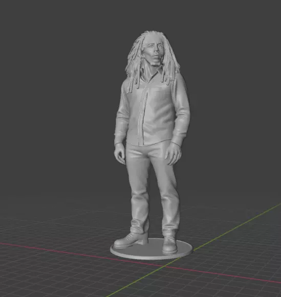 Bob Marley 3D print model_6
