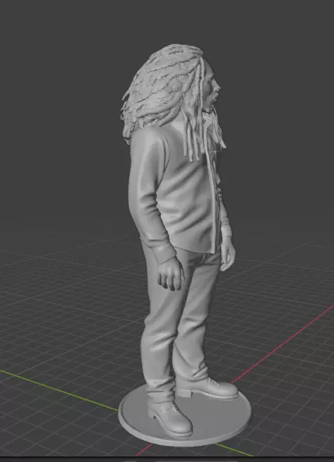 Bob Marley 3D print model_24