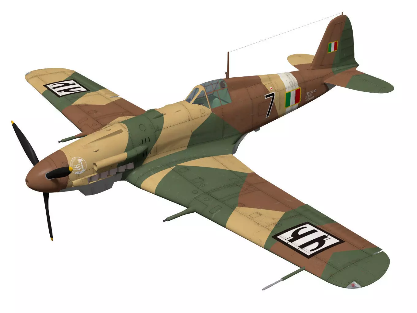 Fiat G55 Centauro Serie1 3D model_0