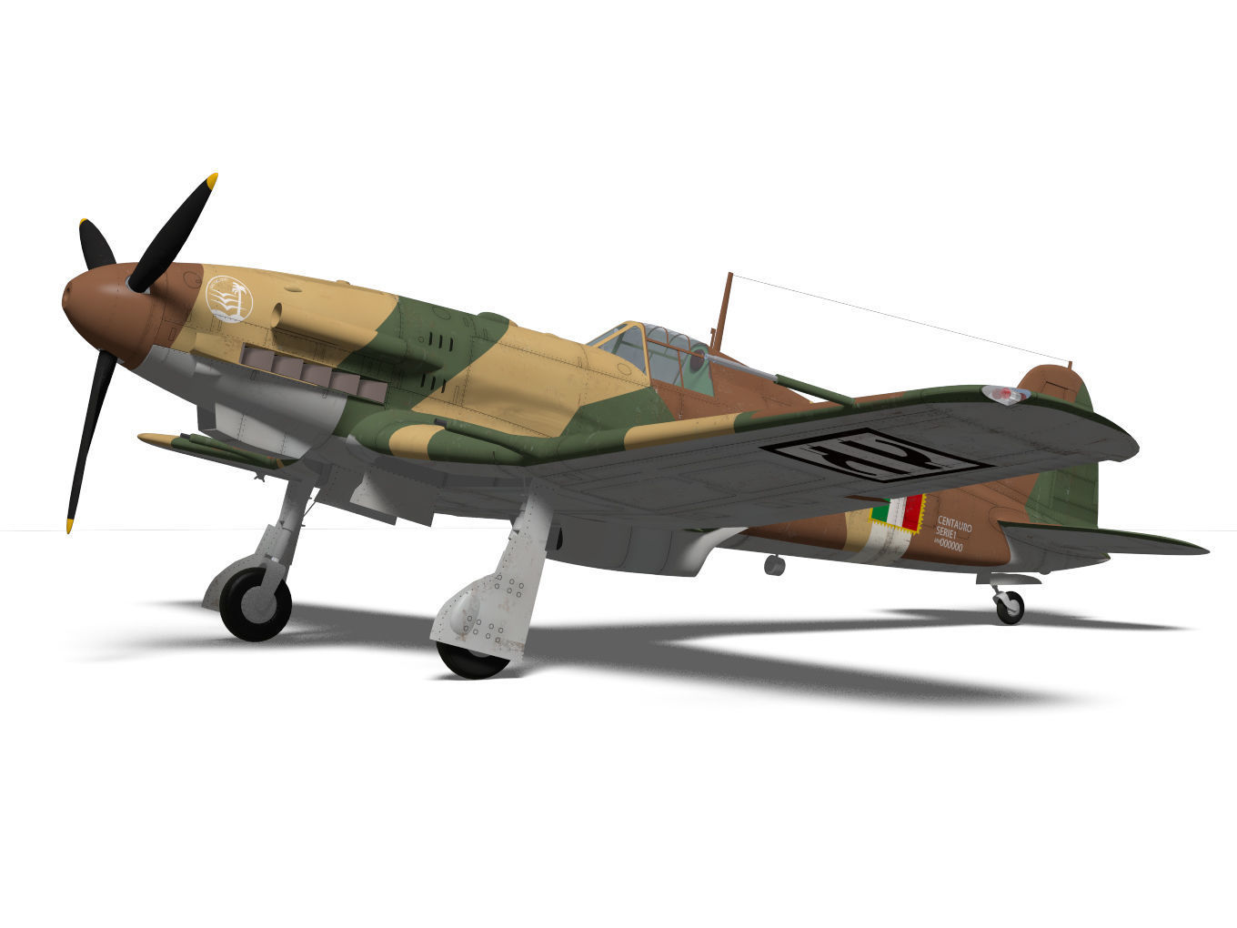 Fiat G55 Centauro Serie1 3D model_5