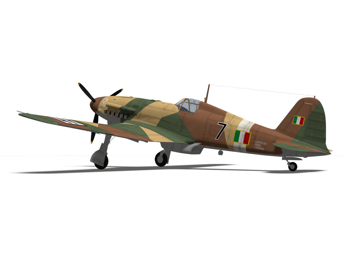 Fiat G55 Centauro Serie1 3D model_6