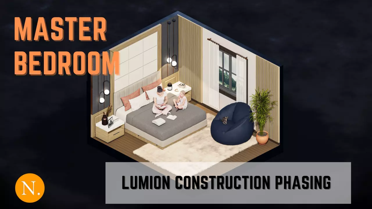 Bedroom Isometric Phasing Lumion 12 premiere template 3D model_0