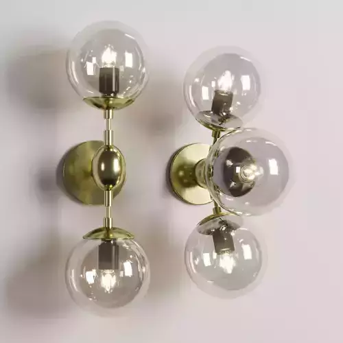 Globe Wall Lamp Fixtures Industrial Style Glass Wall Mounted