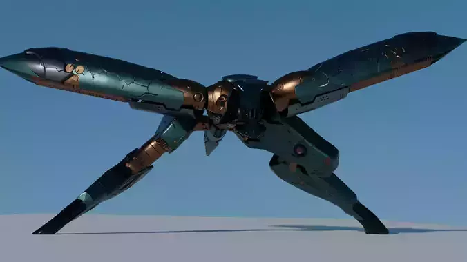 Metal Gear Ray 3D model