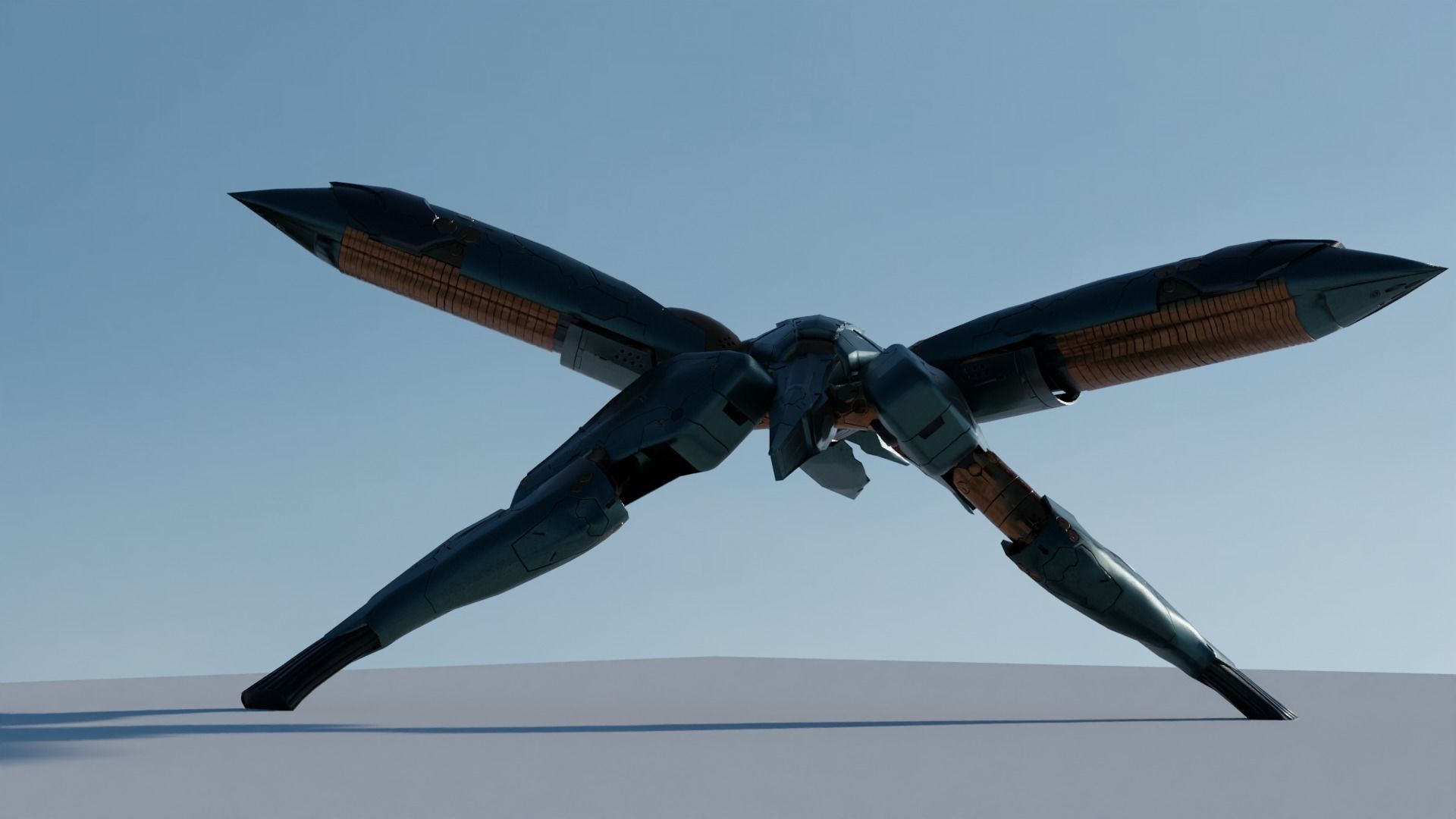 Metal Gear Ray 3D model_2