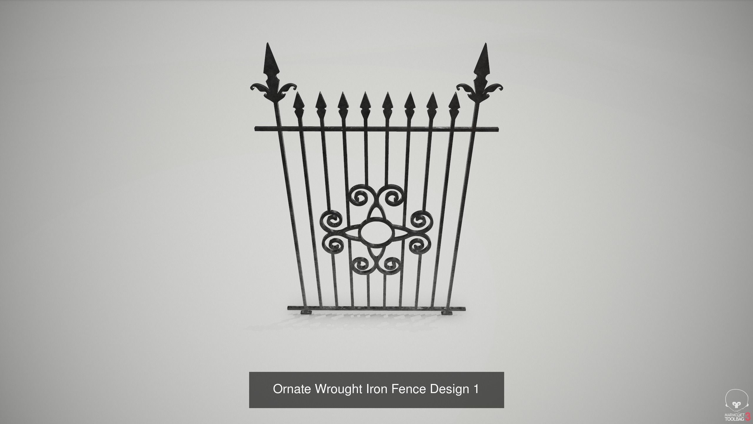Ornate Wrought Iron Fences Collection _9