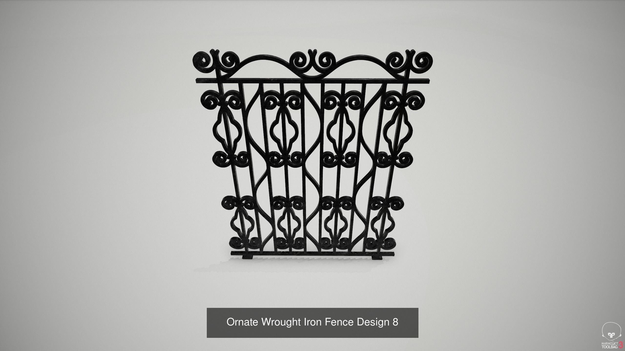 Ornate Wrought Iron Fences Collection _16