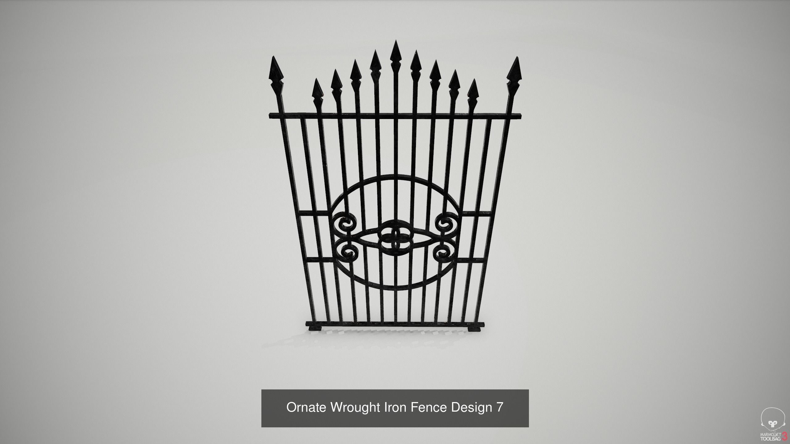 Ornate Wrought Iron Fences Collection _15