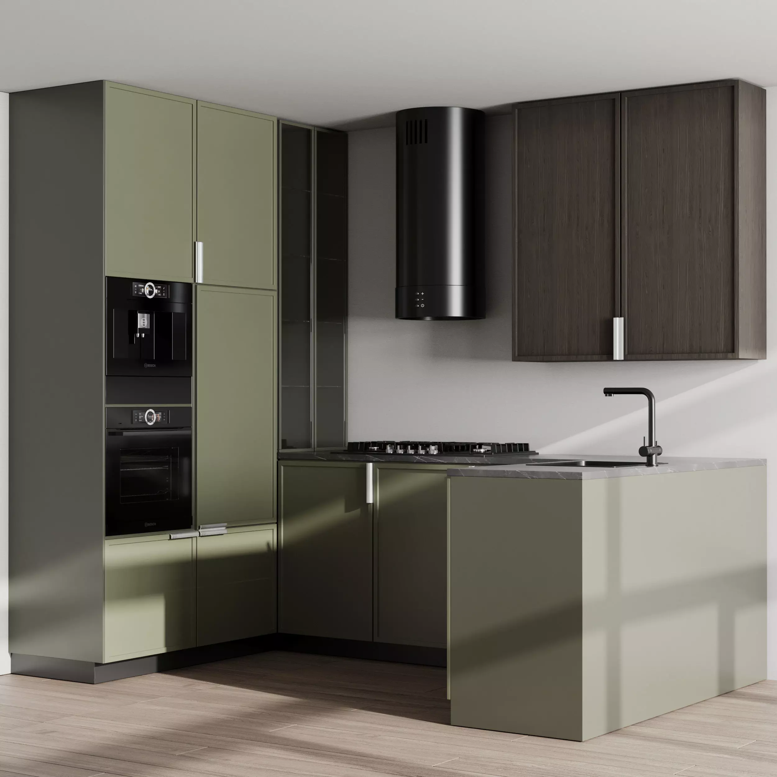 Kitchen Appliance Bosch  Kitchen No 47 Low-poly 3D model_0