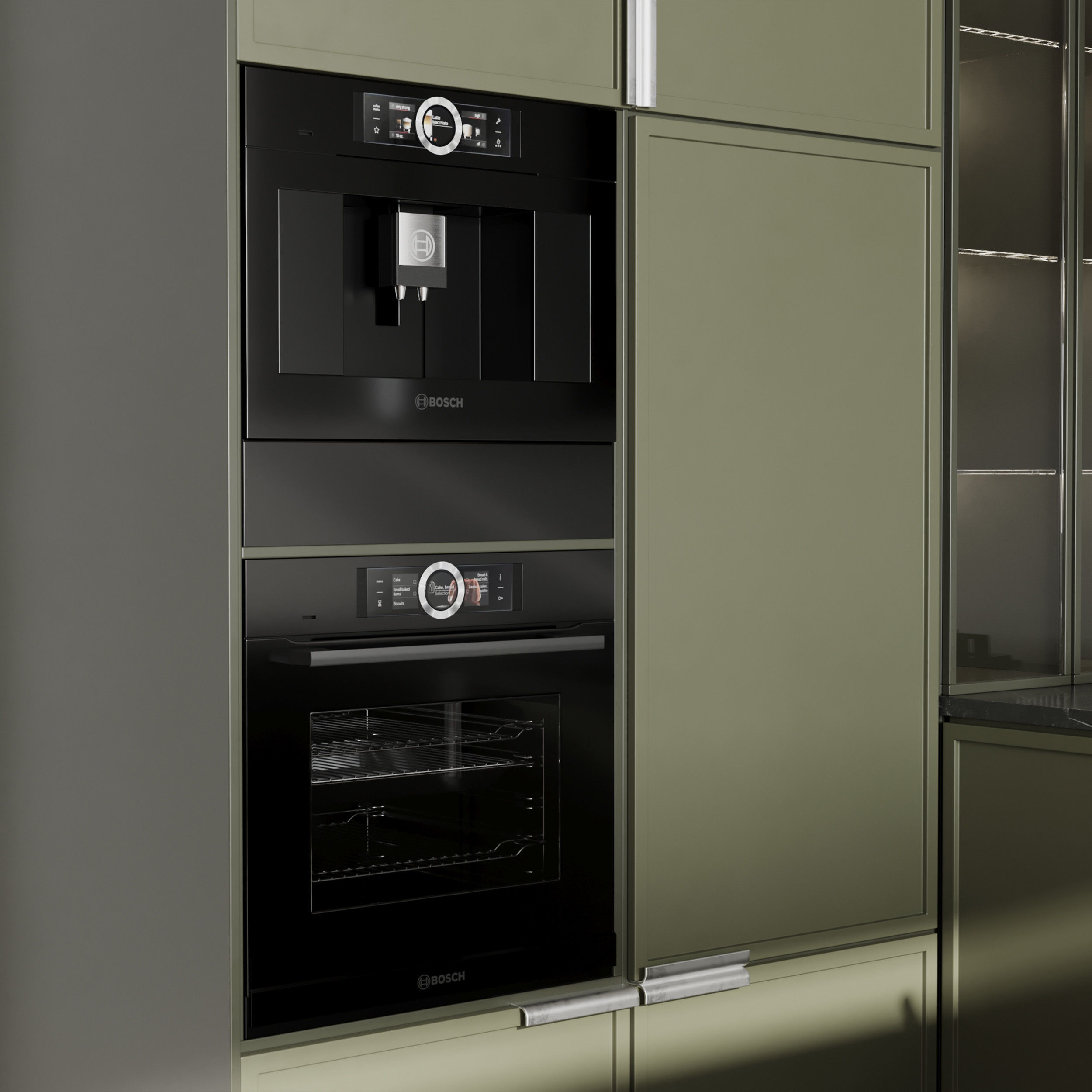 Kitchen Appliance Bosch  Kitchen No 47 Low-poly 3D model_4