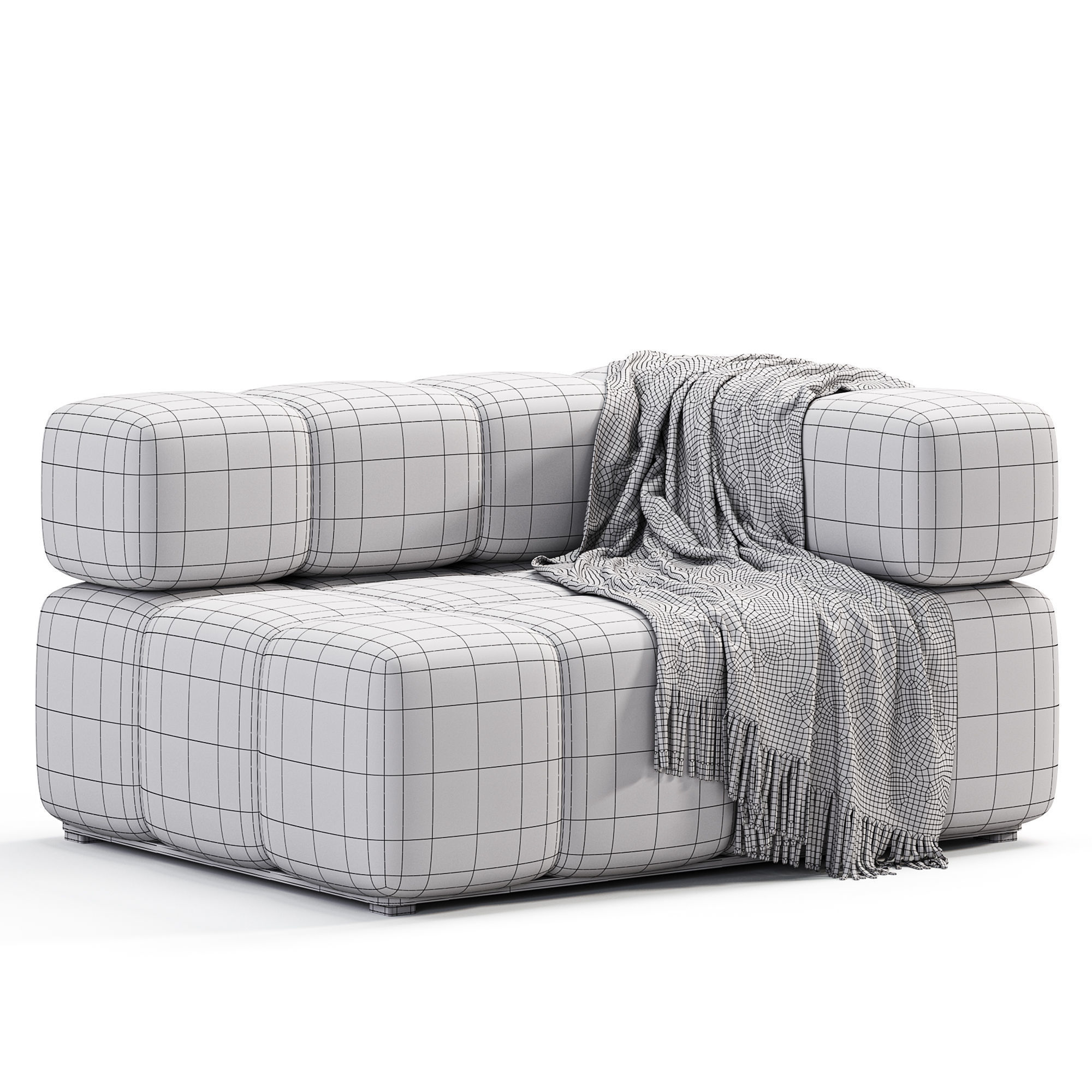 THOMAS DOUBLE MODULE SOFA 2 3D model_2