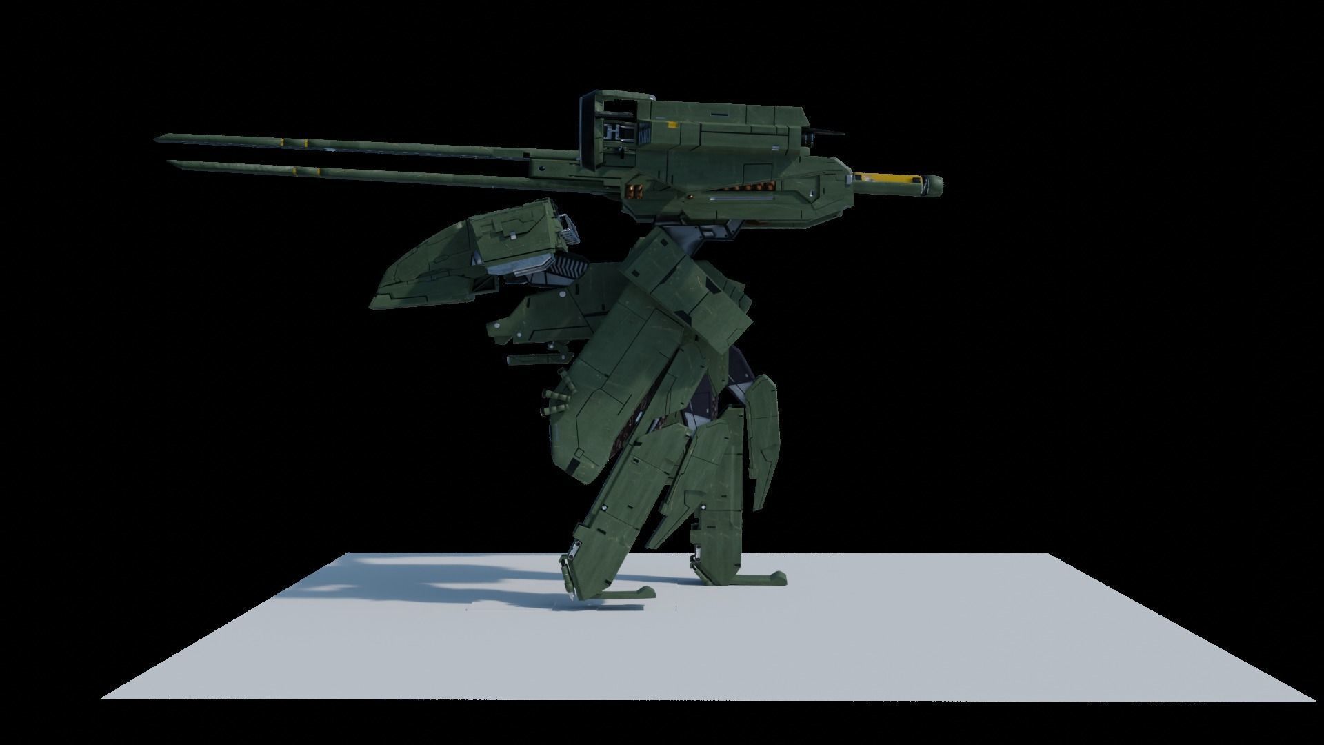 Metal Gear Rex 3D model_3