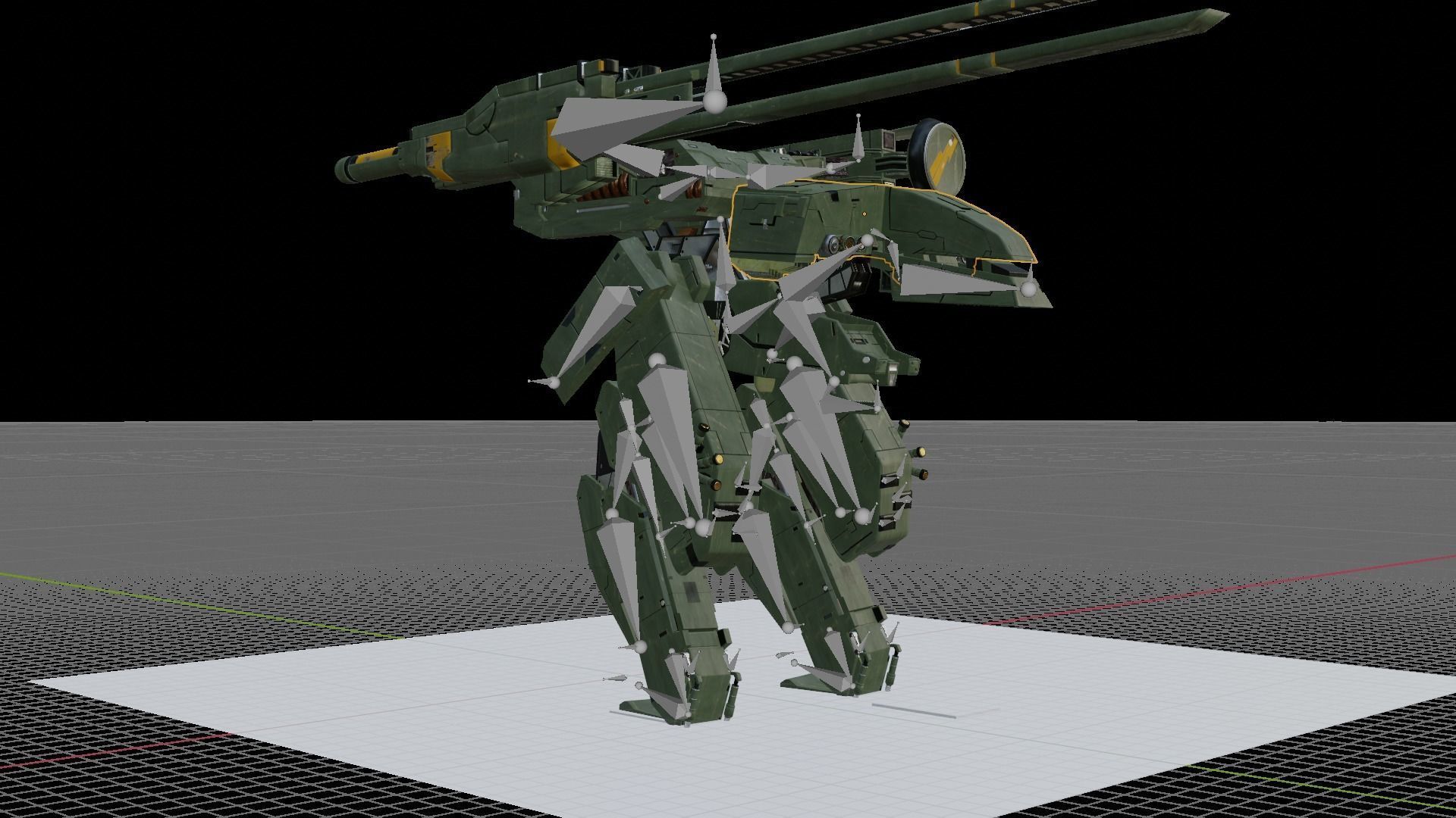 Metal Gear Rex 3D model_4