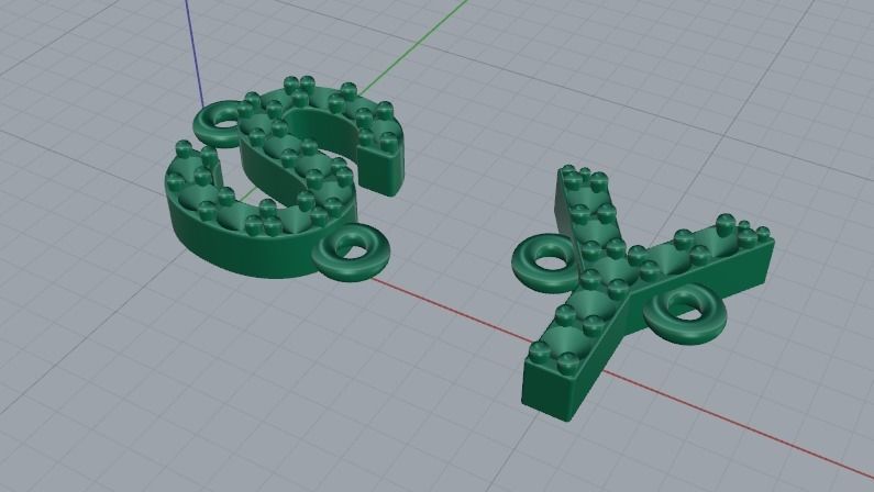 Letters S Y Model 4070 3D print model_3