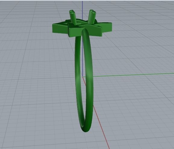 Star of David ring Model 4067 3D print model_3