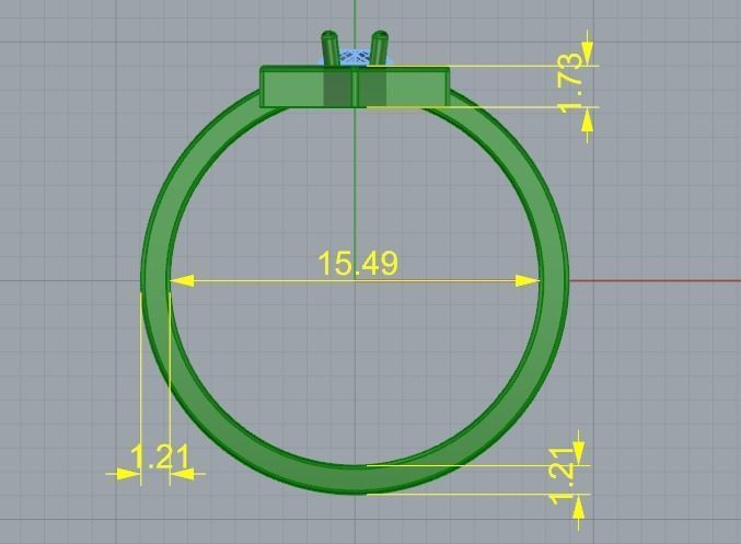 Star of David ring Model 4065 3D print model_5