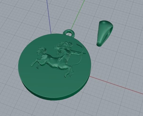 Pendant Model 4062 3D print model_2