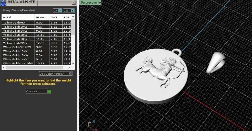 Pendant Model 4062 3D print model_8