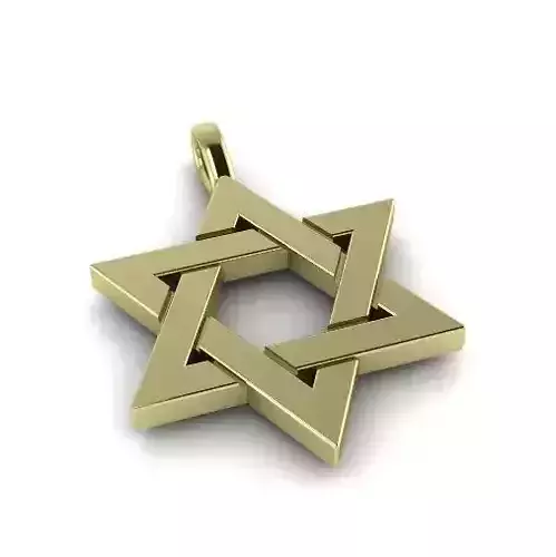Star of David pendant Model 4044