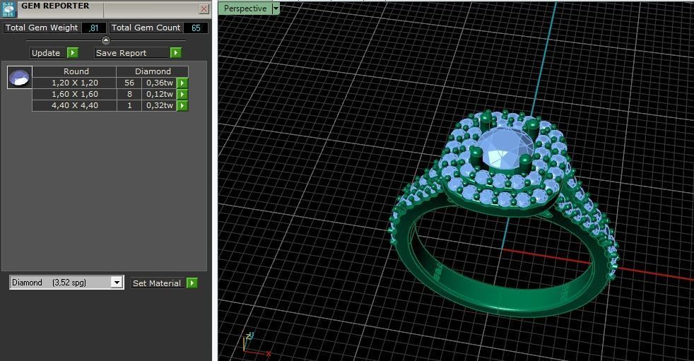 Ring beid Model 4040 3D print model_9