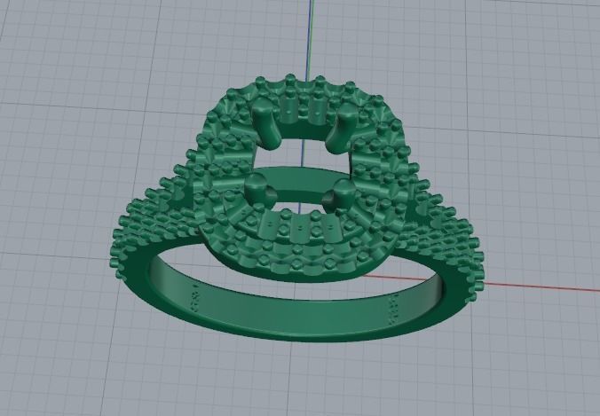 Ring beid Model 4040 3D print model_2