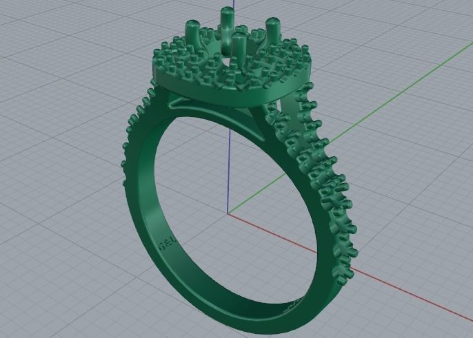 Ring beid Model 4040 3D print model_4