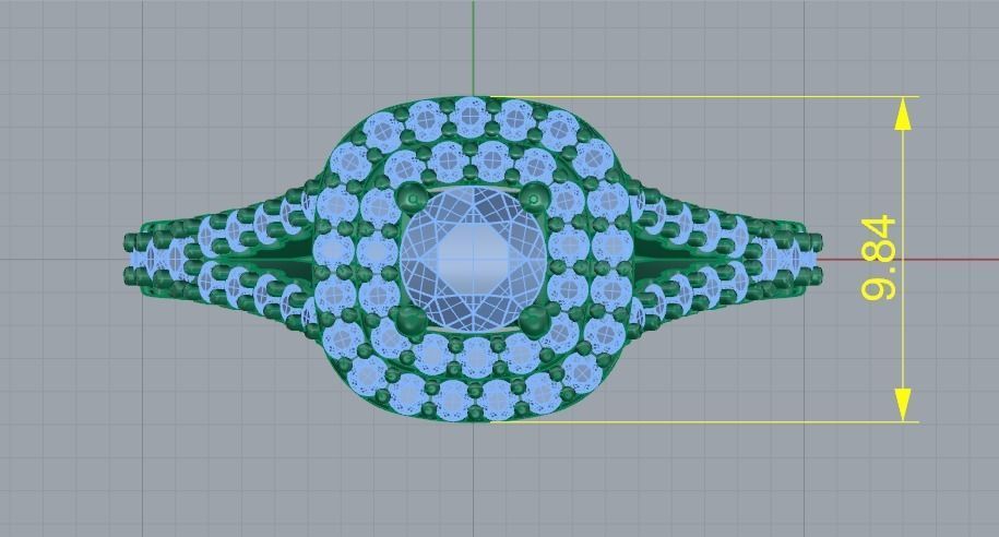 Ring beid Model 4040 3D print model_6