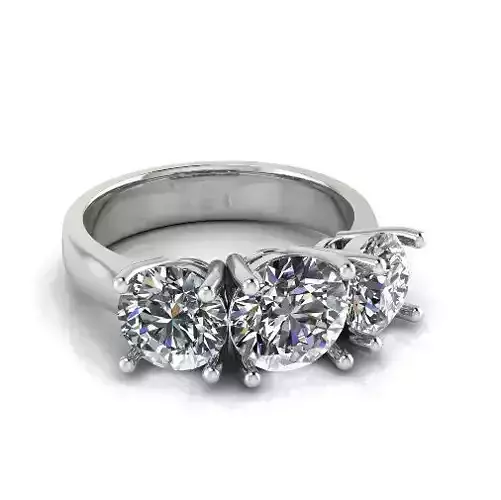 Engagement halo rings Model 4037 3D print model