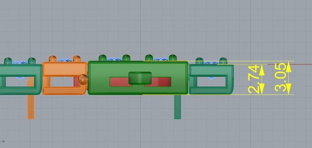 Bracelet Tennis Model 4034 3D print model_6