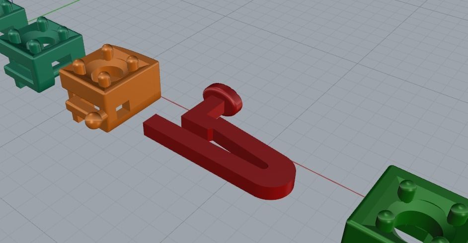 Bracelet Tennis Model 4034 3D print model_4