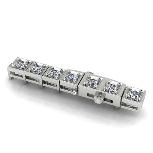 Bracelet Tennis Model 4034 3D print model_1