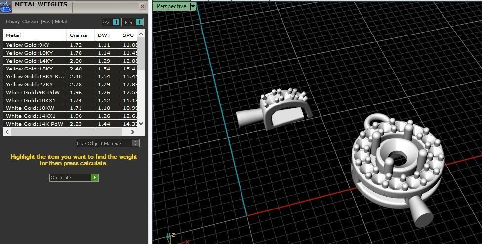 Round pendants 5 sizes Model 4033 3D print model_9