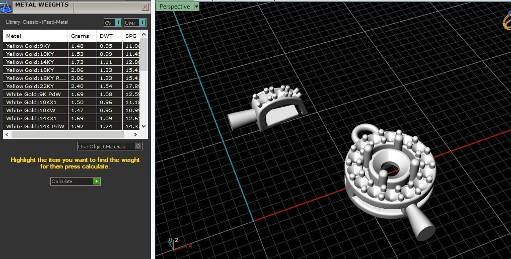Round pendants 5 sizes Model 4033 3D print model_10