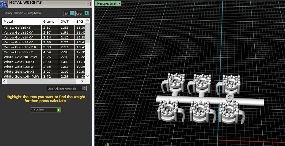 Bracelet Tennis Model 4030 3D print model_7