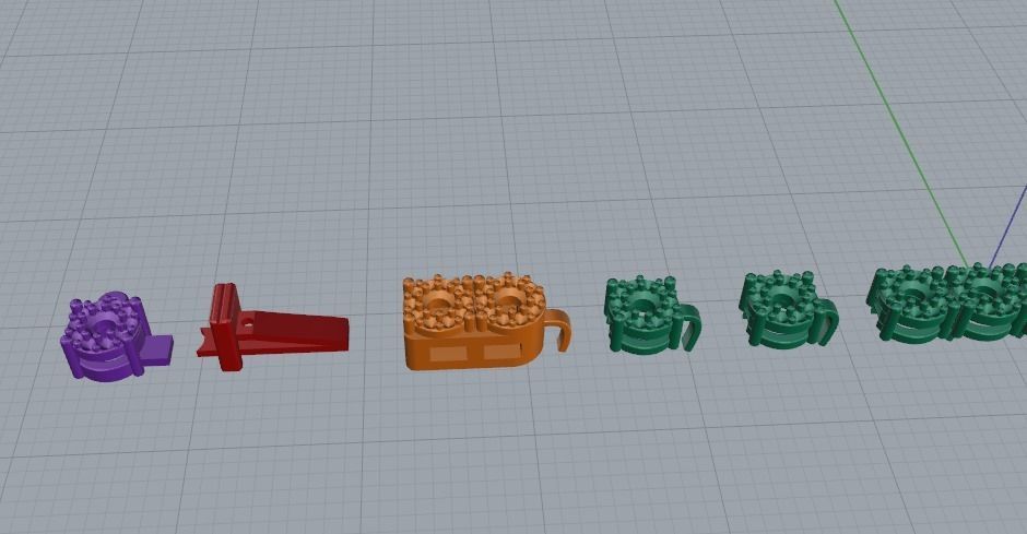 Bracelet Tennis Model 4030 3D print model_2